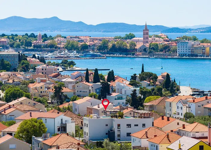 Ferienwohnung Shell Sky Luxury Penthouse With Private Pool Zadar